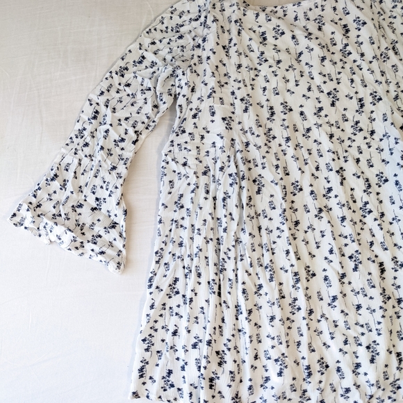 Mone B Long Sleeve Boho Tunic Floral Print Medium - Picture 5 of 7